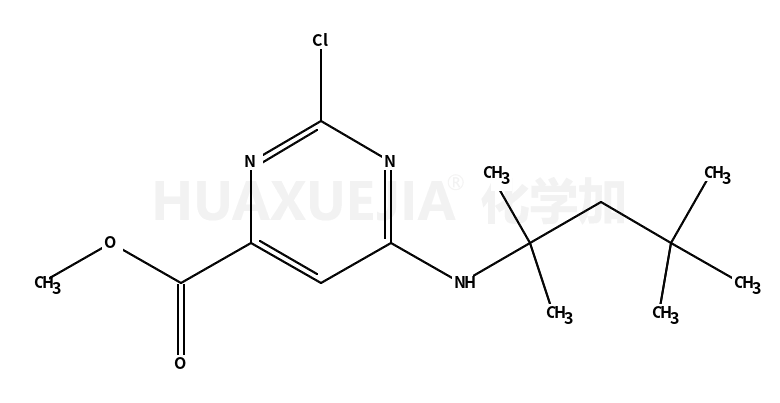 methyl 2-chloro-6-(2,4,4-trimethylpentan-2-ylamino)pyrimidine-4-carboxylate