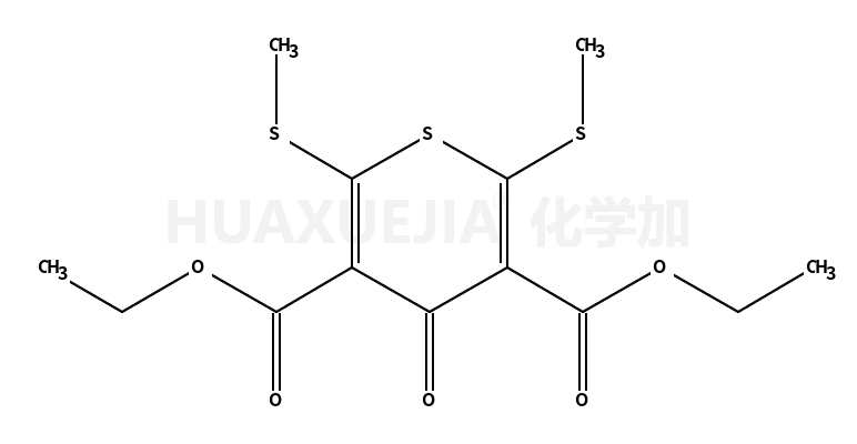 2,6-双(甲基硫代)-4-氧代-4H-硫代吡喃-3,5-二羧酸二乙酯
