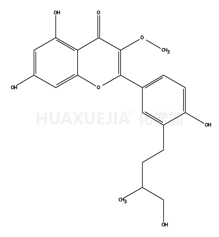 (+)-5,7-二羟基-2-[4-羟基-3-(4-羟基-3-甲基丁基)苯基]-3-甲氧基-4H-1-苯并吡喃-4-酮