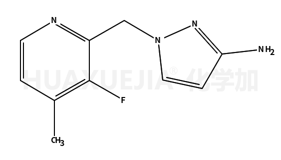 1-[(3-fluoro-4-methyl-2-pyridinyl)methyl]-1H-pyrazol-3-amine