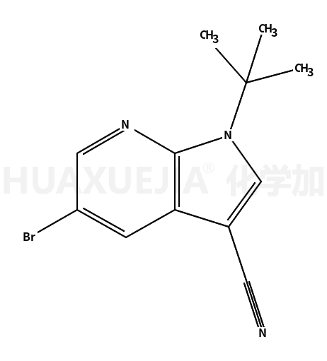 1-tert-butyl-5-bromo-1H-pyrrolo[2,3-b]pyridine-3-carbonitrile