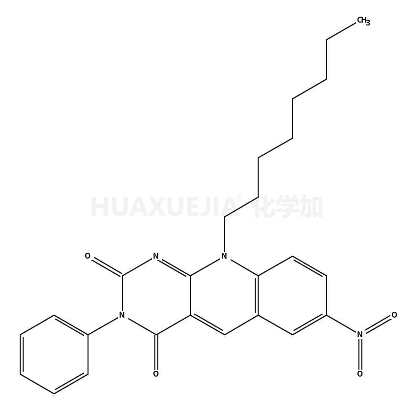 7-nitro-10-octyl-3-phenylpyrimido[4,5-b]quinoline-2,4-dione