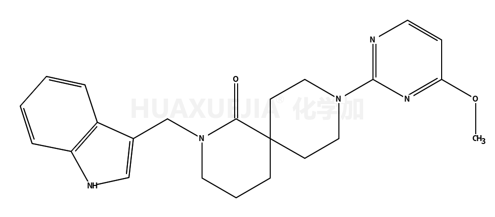 2-(1H-吲哚-3-甲基)-9-(4-甲氧基-2-嘧啶)-2,9-二氮杂螺[5.5]-1-十一酮