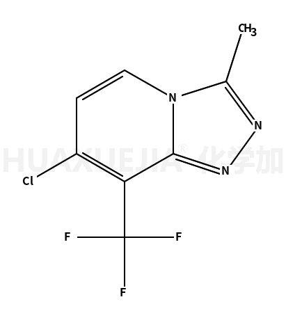 1,2,4-Triazolo[4,3-a]pyridine, 7-chloro-3-methyl-8-(trifluoromethyl)-