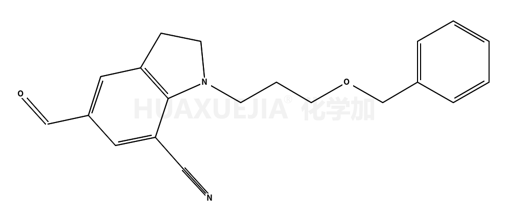 1-[3-(benzyloxy)propyl]-5-formylindoline-7-carbonitrile