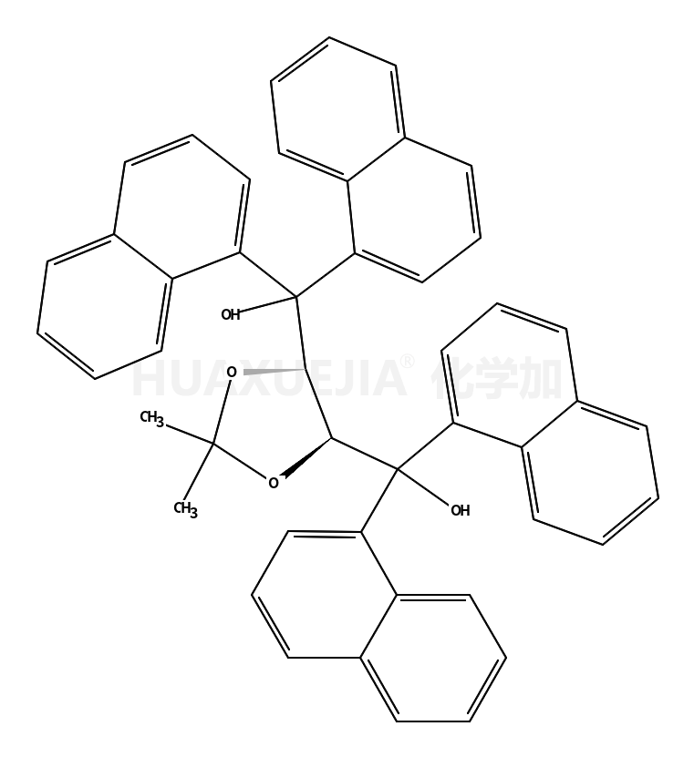 (4R,5R)-(-)-2,2-二甲基-ALPHA,ALPHA,ALPHA’,ALPHA’-四(1-萘基)-1,3-二恶烷-4,5-二甲醇