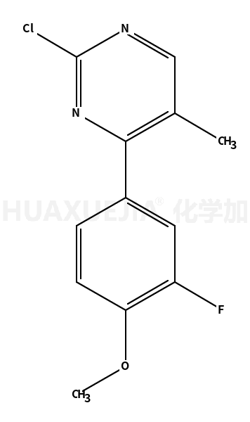 Pyrimidine, 2-chloro-4-(3-fluoro-4-methoxyphenyl)-5-methyl-