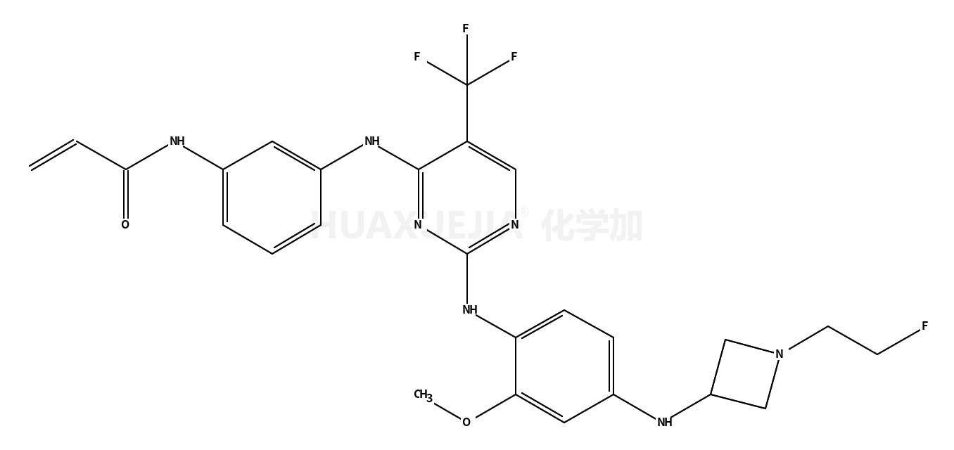 N-[3-[[2-[[4-[[1-(2-氟乙基)-3-氮杂啶]氨基]-2-甲氧基苯基]氨基]-5-(三氟甲基)-4-嘧啶]氨基]苯基]-2-丙酰胺