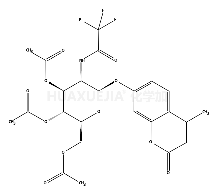 4-甲基香豆素基-3，4，6-三-氧-乙酰基-2-脱氧-2-三氟乙酰氨基-β-D-吡喃葡萄糖苷