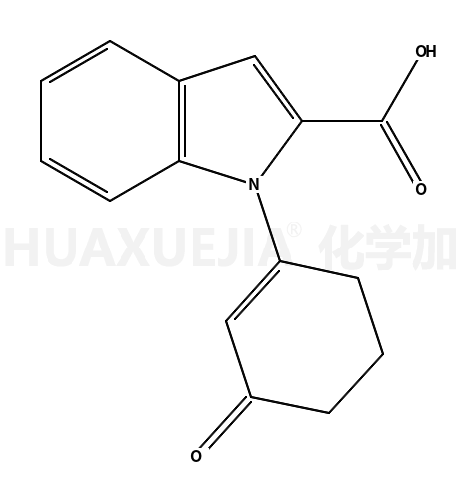 1-(2-cyclohexen-1-on-3-yl)indole-2-carboyclic acid