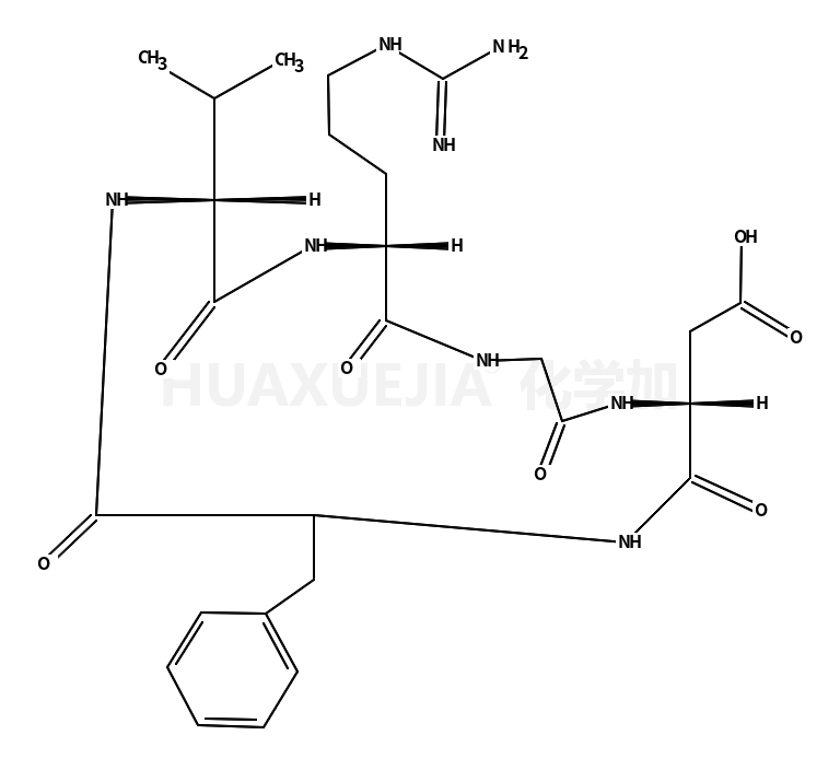 环(Arg-Gls-Asp-D-Phe-Val)