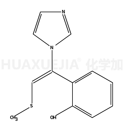 (E)-1-[2-(甲巯基)-1-(2-羟基苯基)乙烯基]-1H-咪唑
