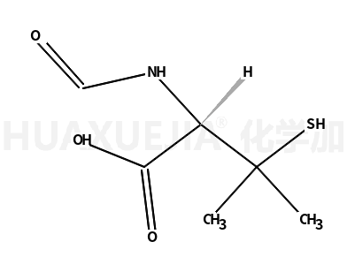 (2S)-2-formamido-3-methyl-3-sulfanylbutanoic acid