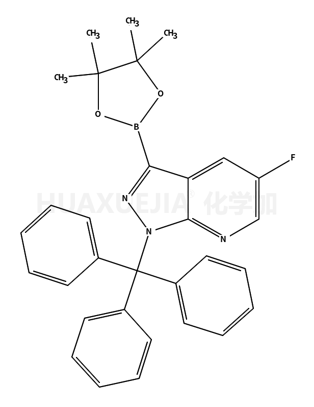 5-fluoro-3-(4,4,5,5-tetramethyl-1,3,2-dioxaborolan-2-yl)-1-tritylpyrazolo[3,4-b]pyridine