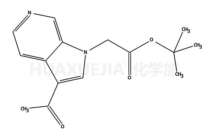 tert-butyl 2-(3-acetylpyrrolo[2,3-c]pyridin-1-yl)acetate