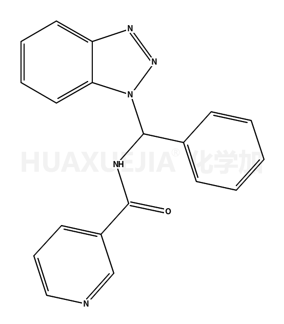 N-(1H-苯并噻唑-1-苯基甲基)-3-吡啶羧酰胺
