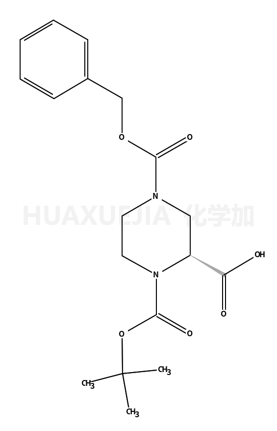 (S)-N-1-Boc-N-4-Cbz-2-哌嗪甲酸