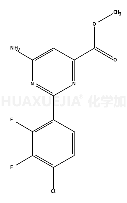 methyl 6-amino-2-(4-chloro-2,3-difluorophenyl)pyrimidine-4-carboxylate