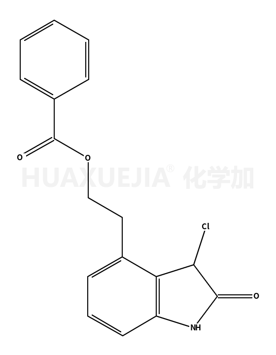 4-[2-(苯甲酰氧基)乙基]-3-氯-1,3-二氢-2h-吲哚-2-酮