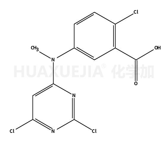 2-chloro-5-[(2,6-dichloro-pyrimidin-4-yl)-methyl-amino]-benzoic acid