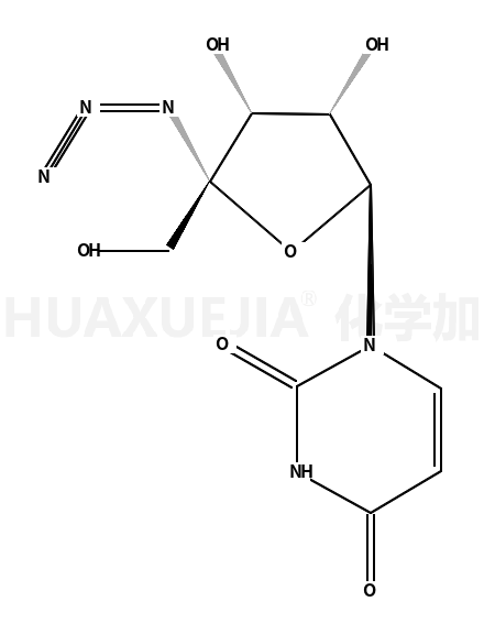1-[(2R,3R,4S,5R)-5-azido-3,4-dihydroxy-5-(hydroxymethyl)oxolan-2-yl]pyrimidine-2,4-dione