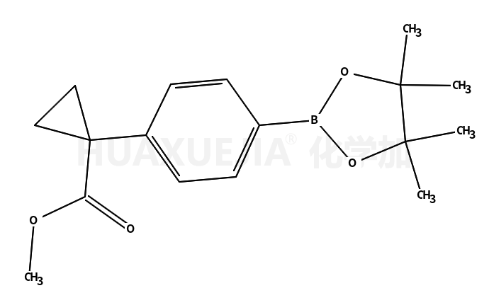 methyl 1-(4-(4,4,5,5-tetramethyl-1,3,2-dioxaborolan-2-yl)phenyl)cyclopropanecarboxylate