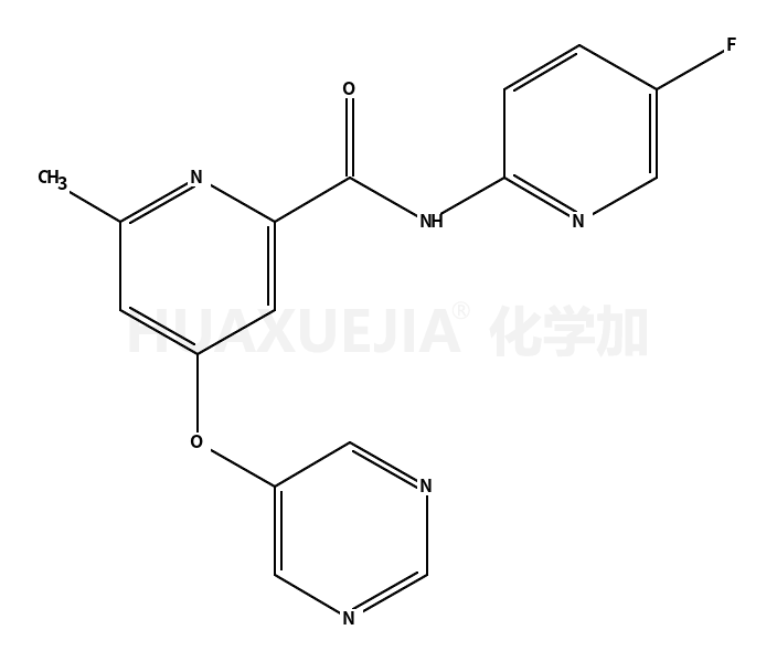 n-(5-氟-2-吡啶)-6-甲基-4-(5-嘧啶氧基)-2-吡啶羧酰胺