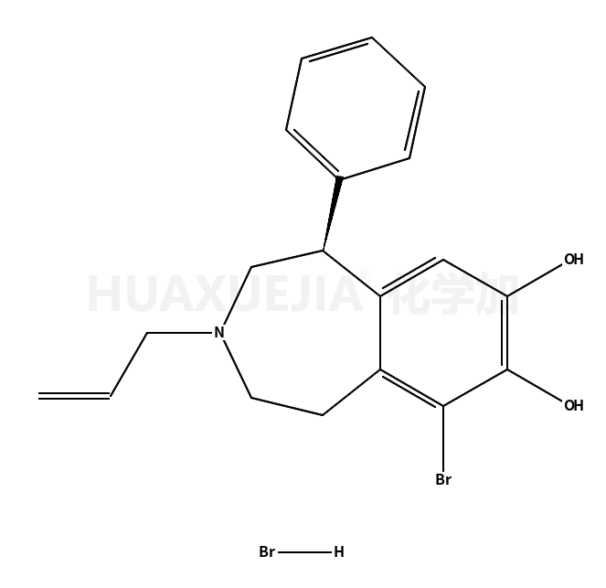 (5R)-9-bromo-5-phenyl-3-prop-2-enyl-1,2,4,5-tetrahydro-3-benzazepine-7,8-diol,hydrobromide