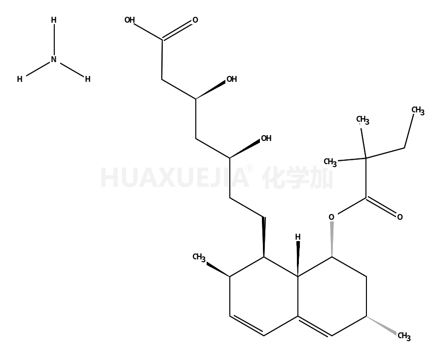 (3R,5R)-7-[(1S,2S,6R,8S,8aR)-8-(2,2-二甲基丁酰氧基)-1,2,6,7,8,8a-六氢-2,6-二甲基-1-萘基]-3,5-二羟基庚酸铵