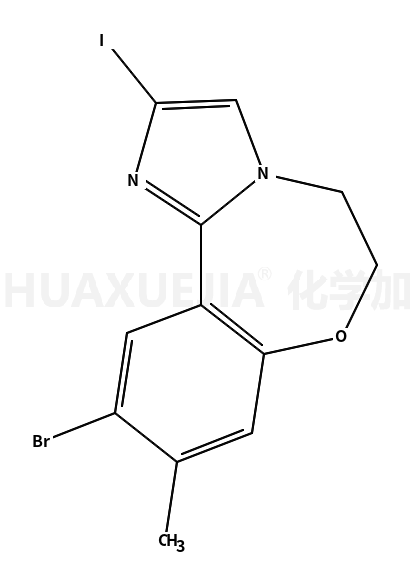 10-Bromo-2-iodo-9-methyl-5,6-dihydrobenzo[f]imidazo[1,2-d][1,4]oxazepine