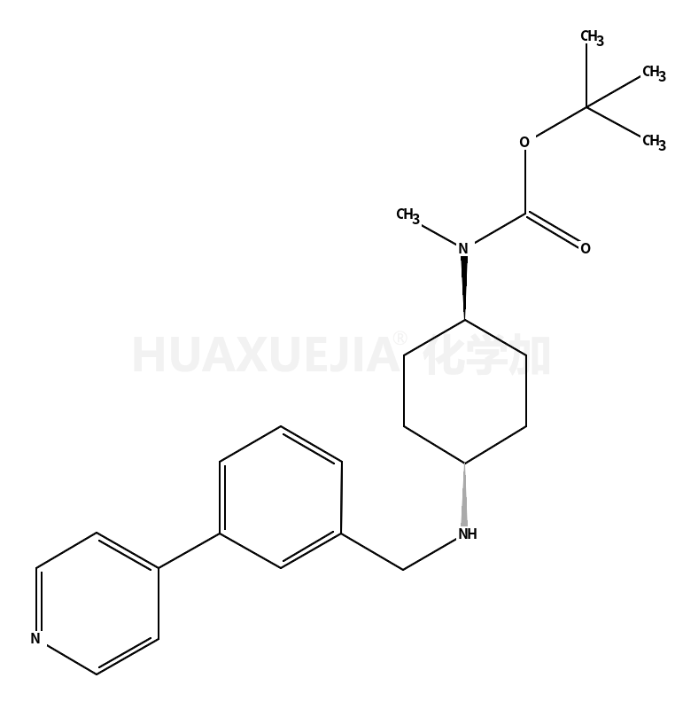 tert-Butyl methyl(4-((3-(pyridin-4-yl)benzyl)amino)cyclohexyl)carbamate
