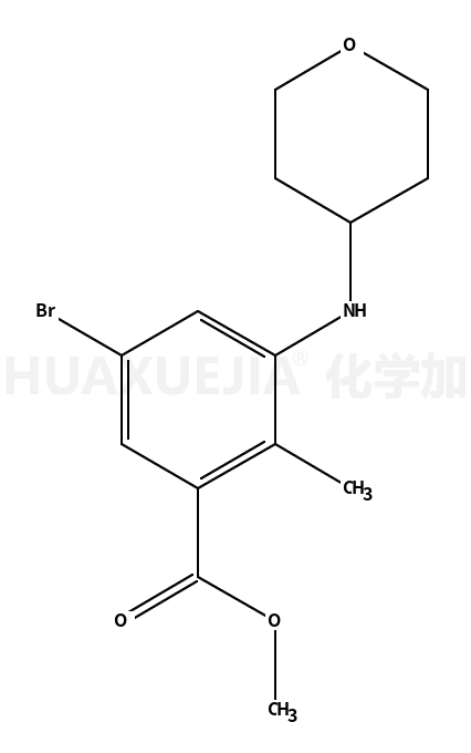 5-溴-2-甲基-3-[(四氢-2H-吡喃-4-基)氨基]-苯甲酸甲酯