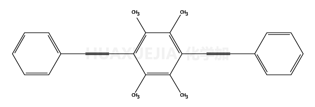 1,2,4,5-tetramethyl-3,6-bis(2-phenylethynyl)benzene
