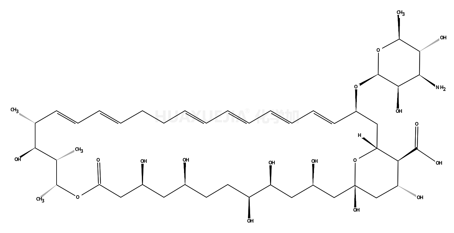 (4E,6E,8E,10E,14E,16E)-3-(4-amino-3,5-dihydroxy-6-methyloxan-2-yl)oxy-19,25,27,30,31,33,35,37-octahydroxy-18,20,21-trimethyl-23-oxo-22,39-dioxabicyclo[33.3.1]nonatriaconta-4,6,8,10,14,16-hexaene-38-carboxylic acid