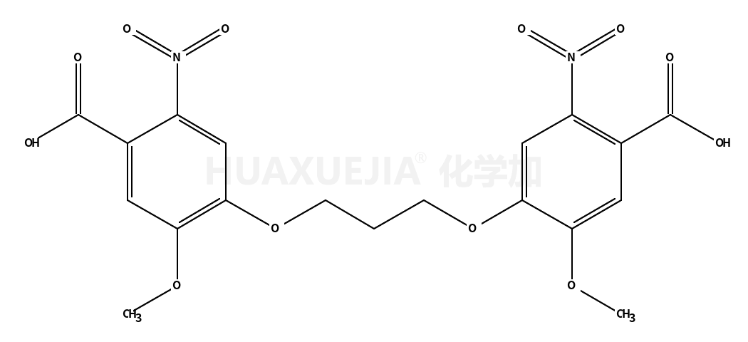 4-[3-(4-carboxy-2-methoxy-5-nitrophenoxy)propoxy]-5-methoxy-2-nitrobenzoic acid