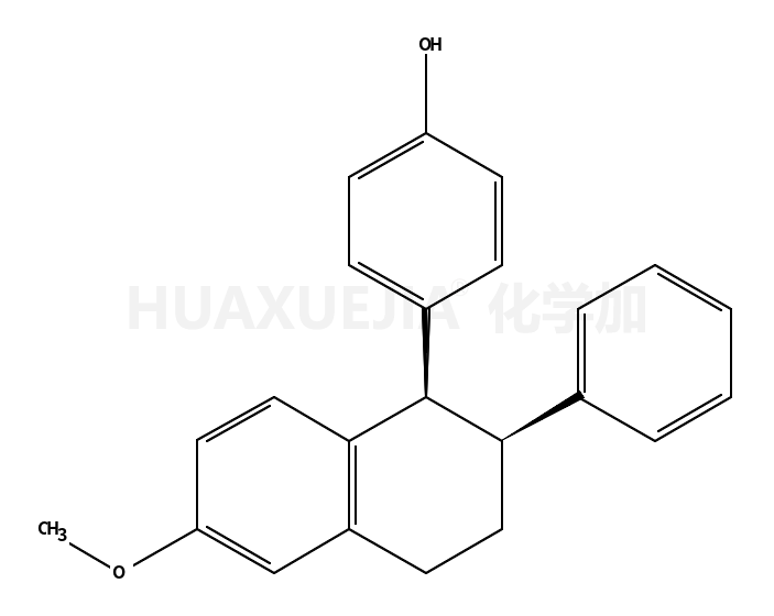 1-(p-Hydroxyphenyl)-2-phenyl-6-methoxy-1,2,3,4-tetrahydronaphthalene