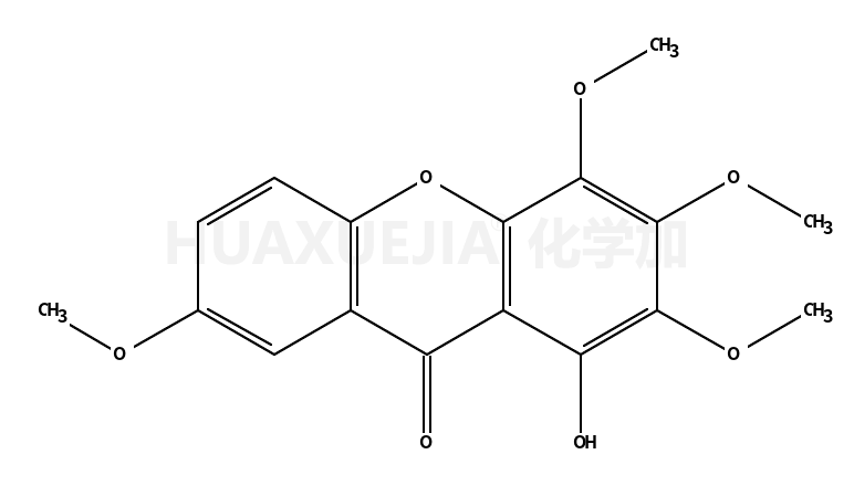 1-羟基-2,3,4,7-四甲氧基山山酮
