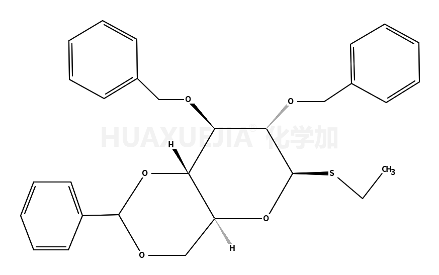 乙基 2,3-O-二苄基-4,6-O-亚苄基-1-beta-D-硫代吡喃葡萄糖苷