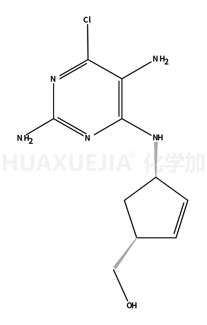 (1S,4R)-(4-(2,5-diamino-6-chloro-4-pyrimidinyl)amino)-2-cyclopenten-1-methanol