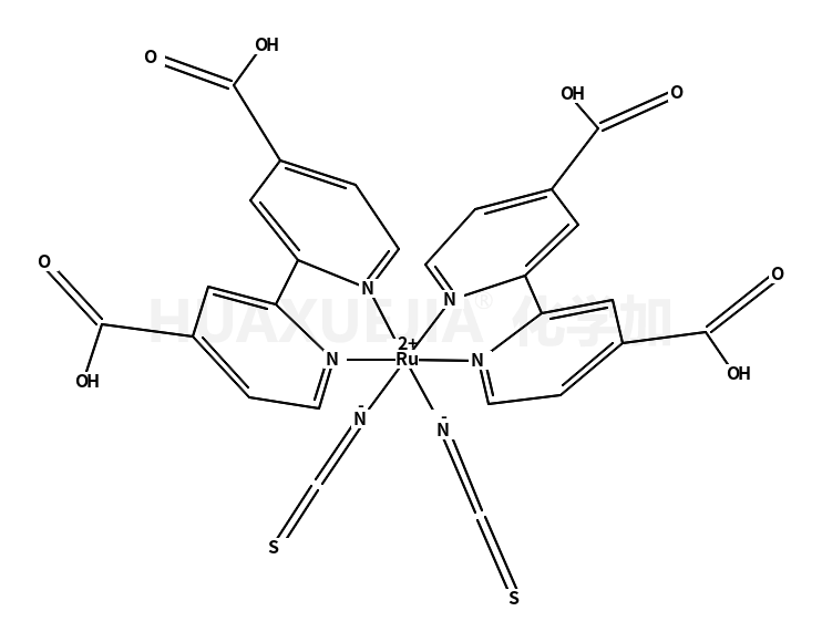 cis-二硫氰酸基双(N,N’-2,2’-联吡啶-4,4’-二甲酸)钌