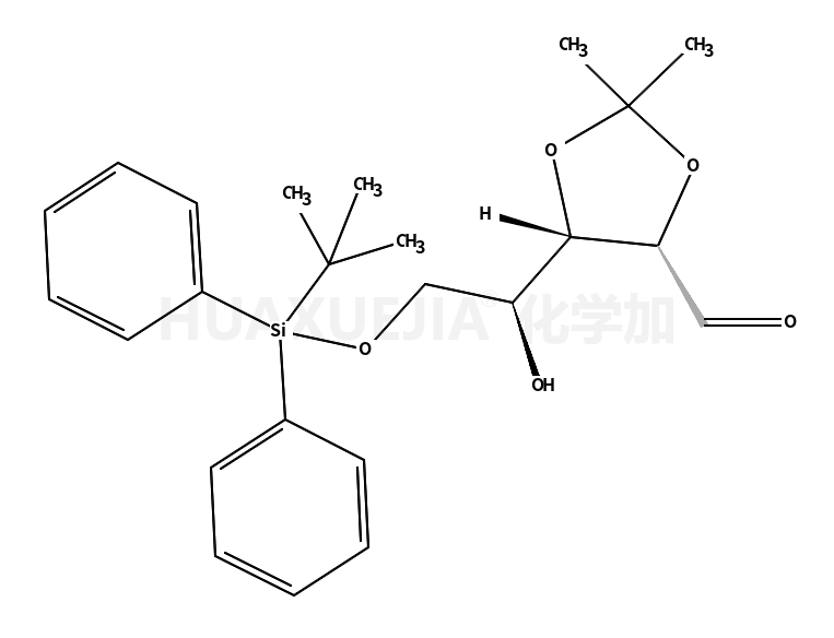 5-O-叔丁基联苯基硅烷-2,3-O-异亚丙基-α,β-D-呋喃核糖