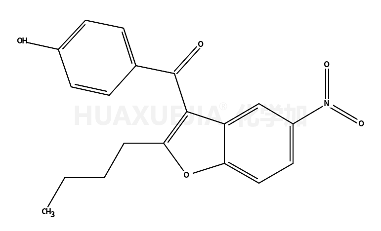 (2-butyl-5-nitrobenzofuran-3-yl)(4-hydroxyphenyl)methanone