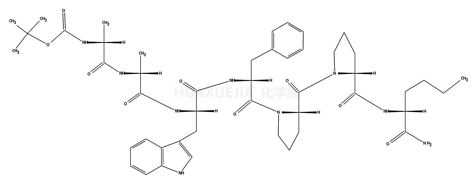 BOC-ALA-ALA-D-TRP-PHE-D-PRO-PRO-NLE-NH2