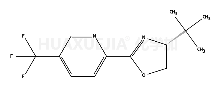 2-[(4S)-4-(2-Methyl-2-propanyl)-4,5-dihydro-1,3-oxazol-2-yl]-5-(t rifluoromethyl)pyridine