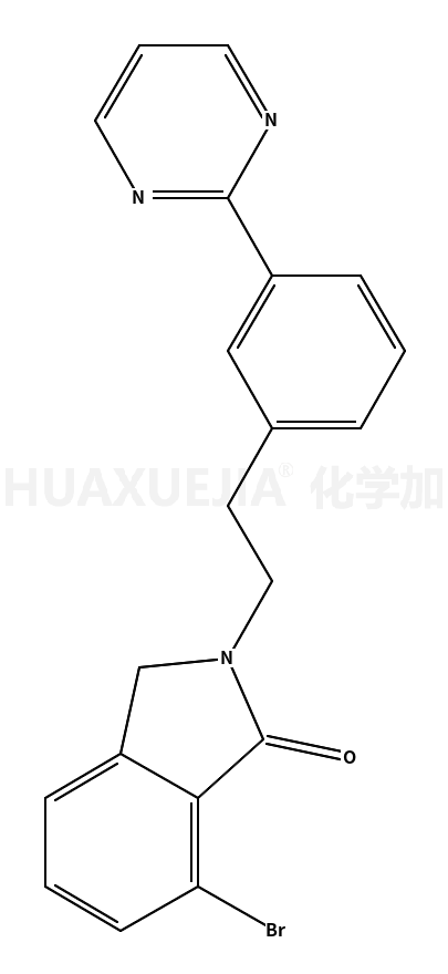 7-溴-2,3-二氢-2-[2-[3-(2-嘧啶)苯基]乙基]-1H-异吲哚-1-酮