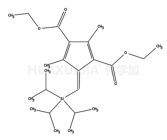 2,4-二甲基-5-[(三异丙基硅基)亚甲基]-1,3-环戊二烯-1,3-二羧酸二乙酯	(顺反混合物)