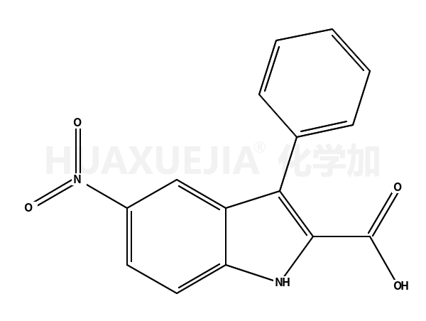 5-硝基-3-苯基-1H-吲哚-2-羧酸