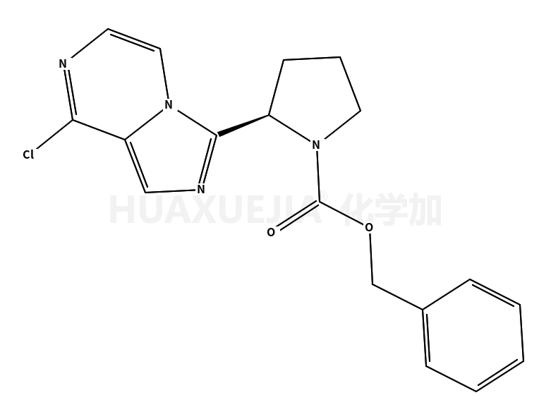 (S)-苄基 2-(8-氯咪唑并[1,5-a]吡嗪-3-基)吡咯烷-1-羧酸