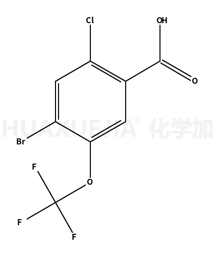 2-氯-4-溴-5-三氟甲氧基苯甲酸