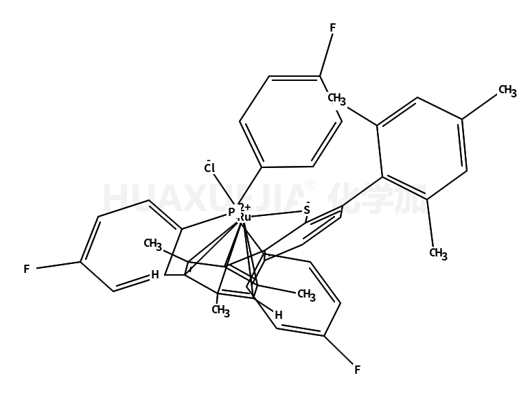 [(1,2,3,4,5,6-η)-2,2'',4,4'',6,6''-六甲基[1,1':3',1''-三联苯]-2'-巯基-κS][三(4-氟苯基)膦-κP]氯化钌(II)